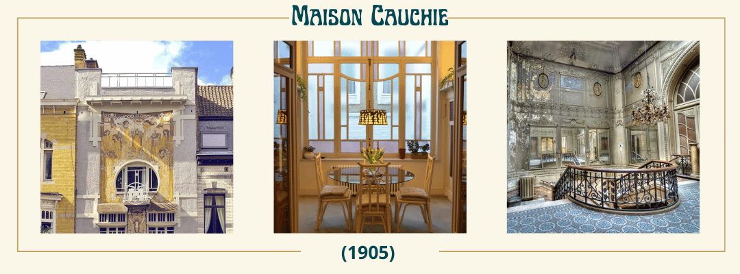 Maison Cauchie - architecture art nouveau