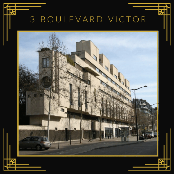 3 boulevard Victor - affiche art déco - affiche paris - maison alfons