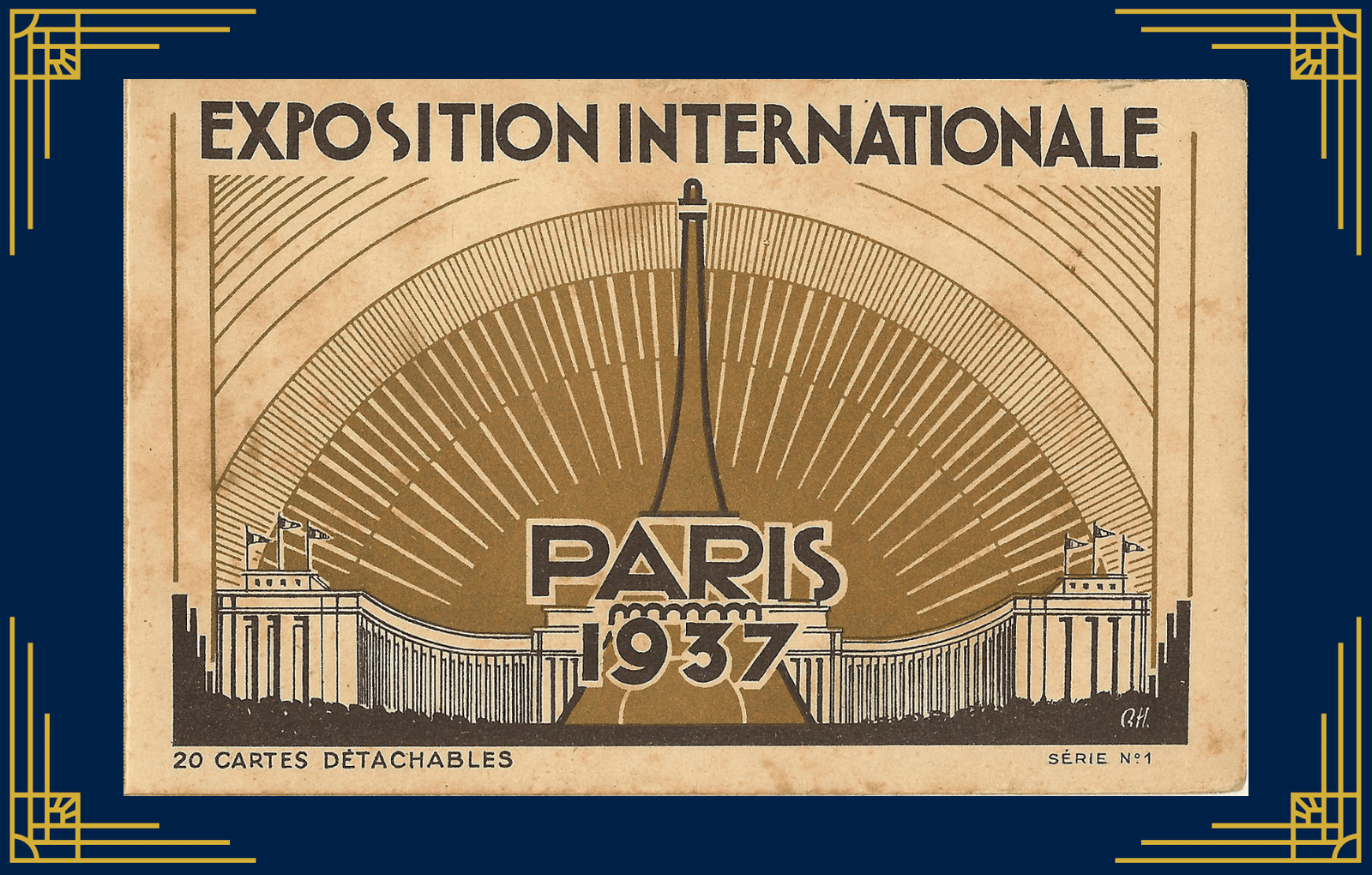 Exposition internationale des arts et techniques de 1937 - art déco - Maison Alfons