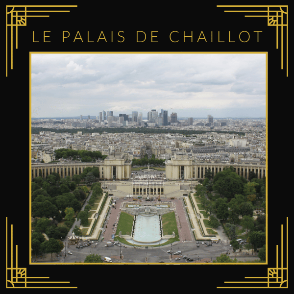 le palais de Chaillou - affiche art déco - affiche paris - maison allons