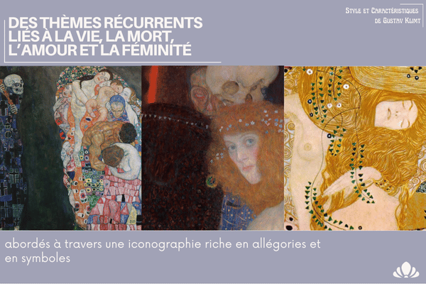 Gustav Klimt style et caractéristiques