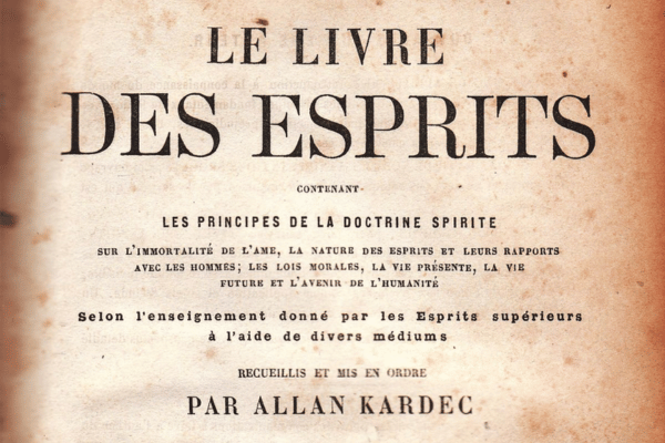 Allan Kardec le livre des esprits