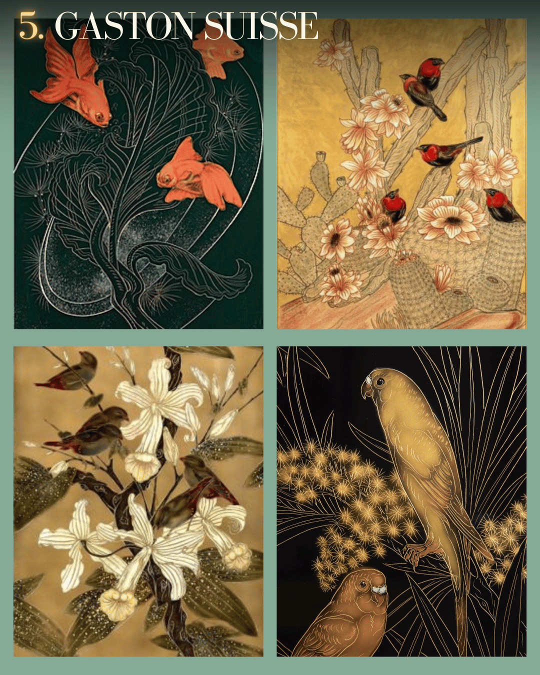 Les artistes Art Déco en Arts Décoratifs et Mobilier