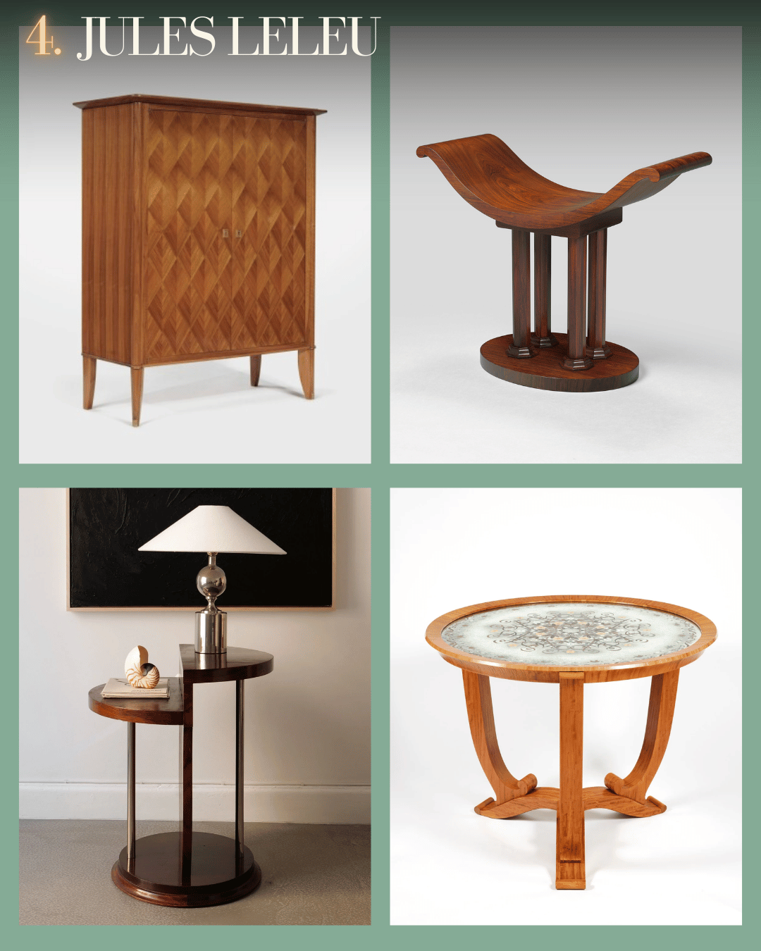 Les artistes Art Déco en Arts Décoratifs et Mobilier