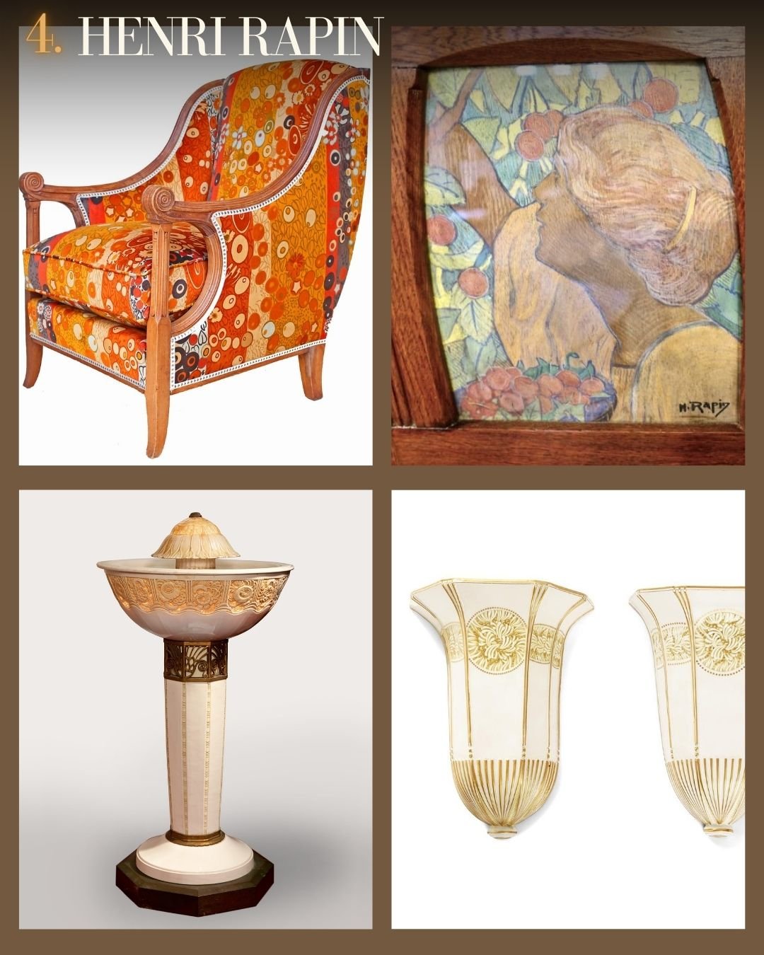 Les artistes Art Nouveau en Arts Décoratifs et Mobilier 4