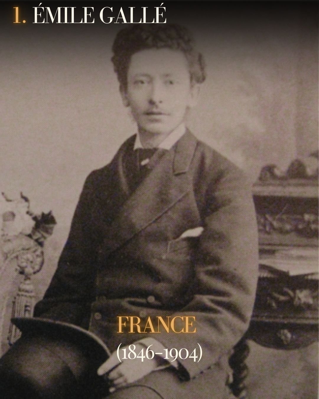 Les artistes Art Nouveau en Arts Décoratifs et Mobilier