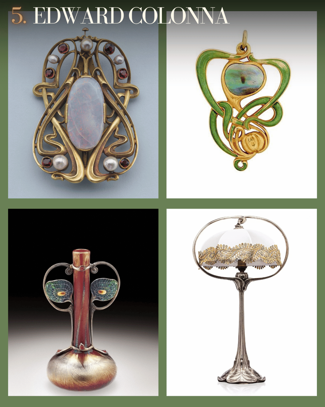 Les artistes Art Nouveau en Joaillerie