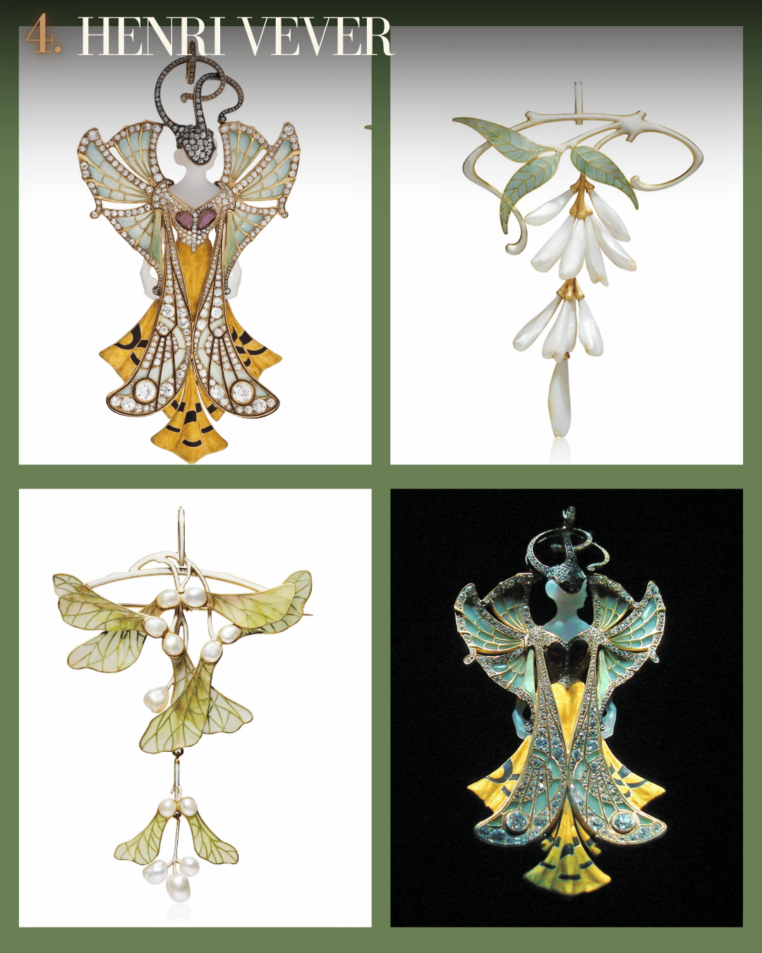 Les artistes Art Nouveau en Joaillerie