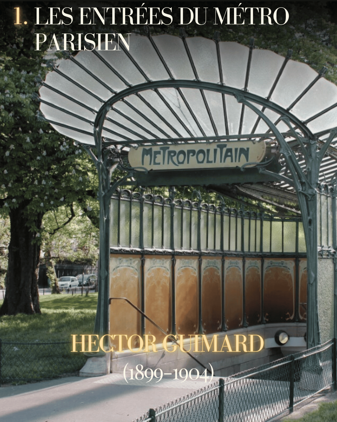 Les oeuvres art nouveau en architecture
