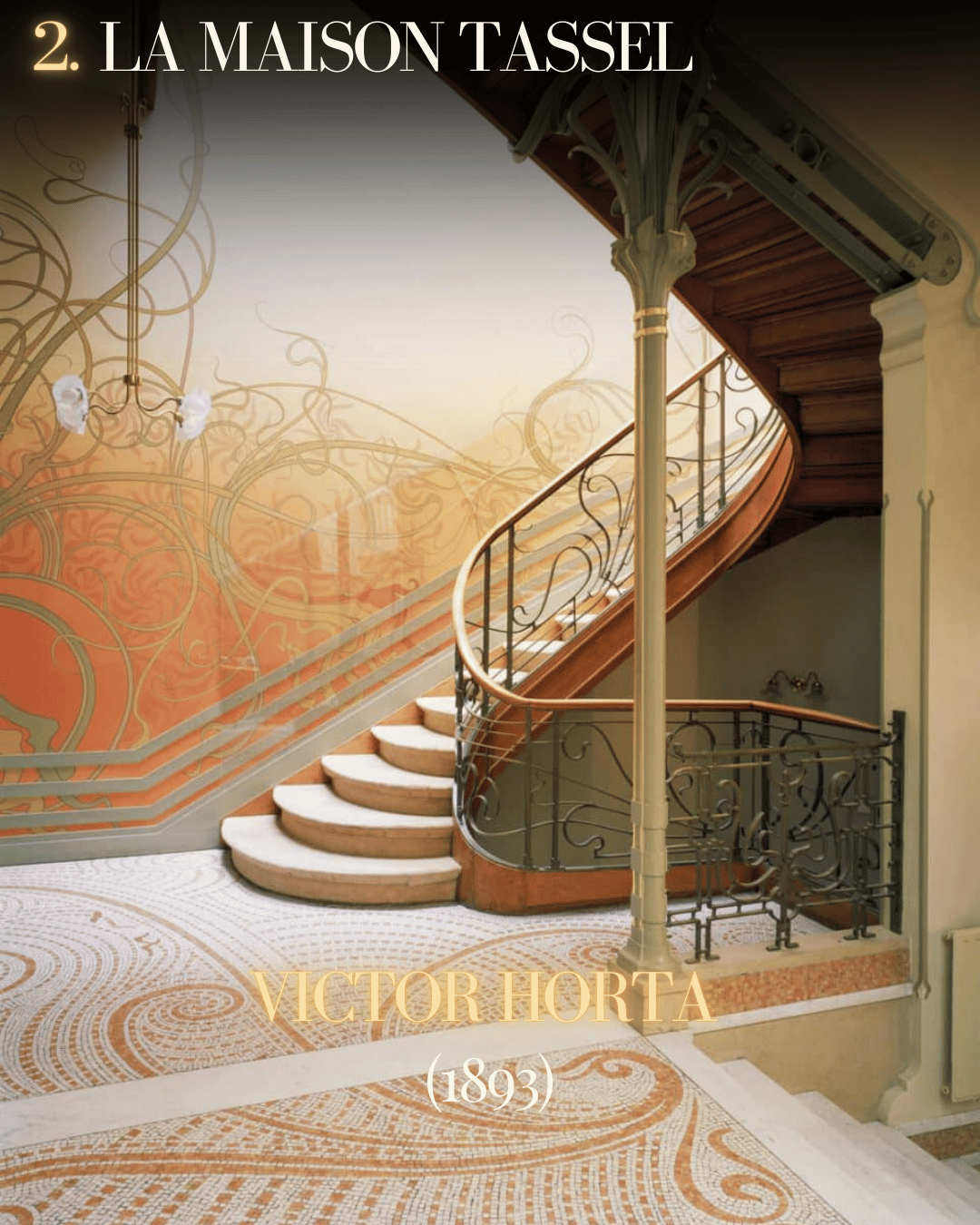 Les oeuvres art nouveau en architecture
