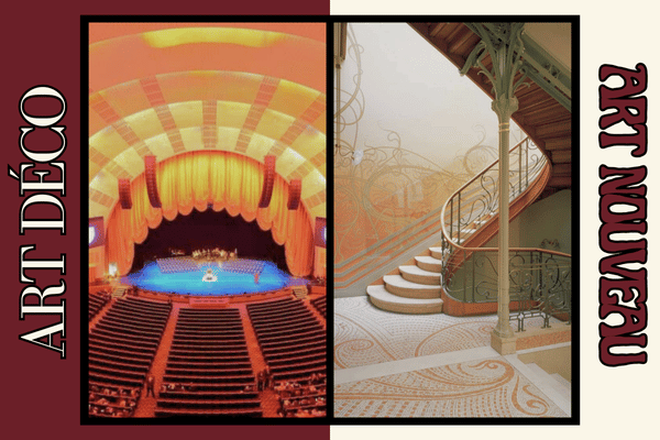 Quelle est la différence entre l'art nouveau et l'art déco?
