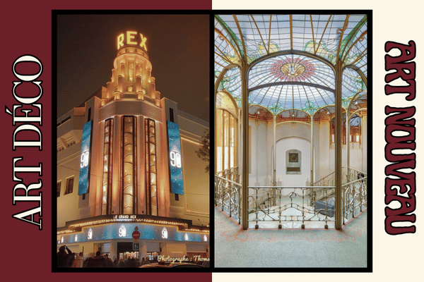 Quelle est la différence entre l'art nouveau et l'art déco?