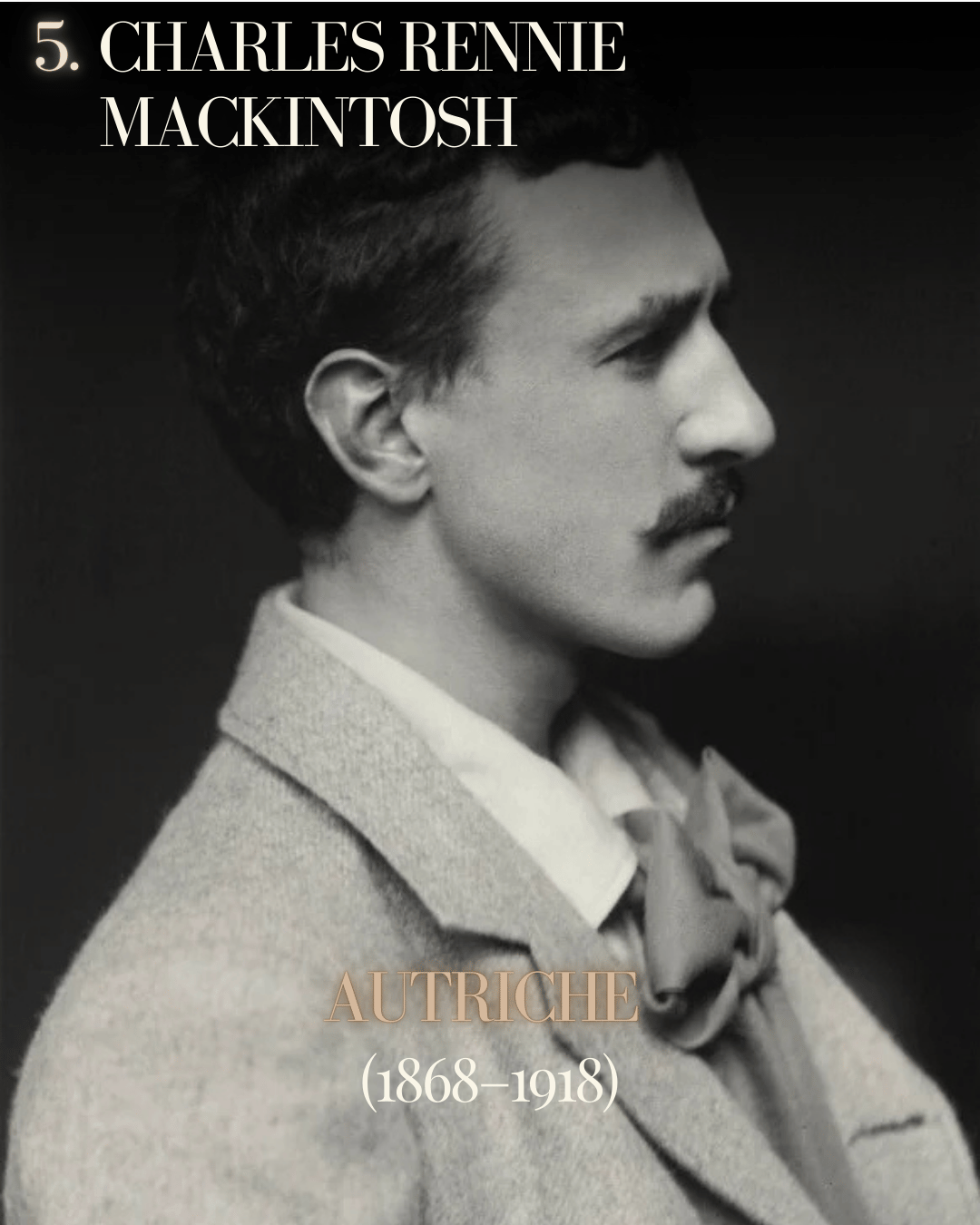 les plus grands architectes art nouveau Charles Rennie Mackintosh