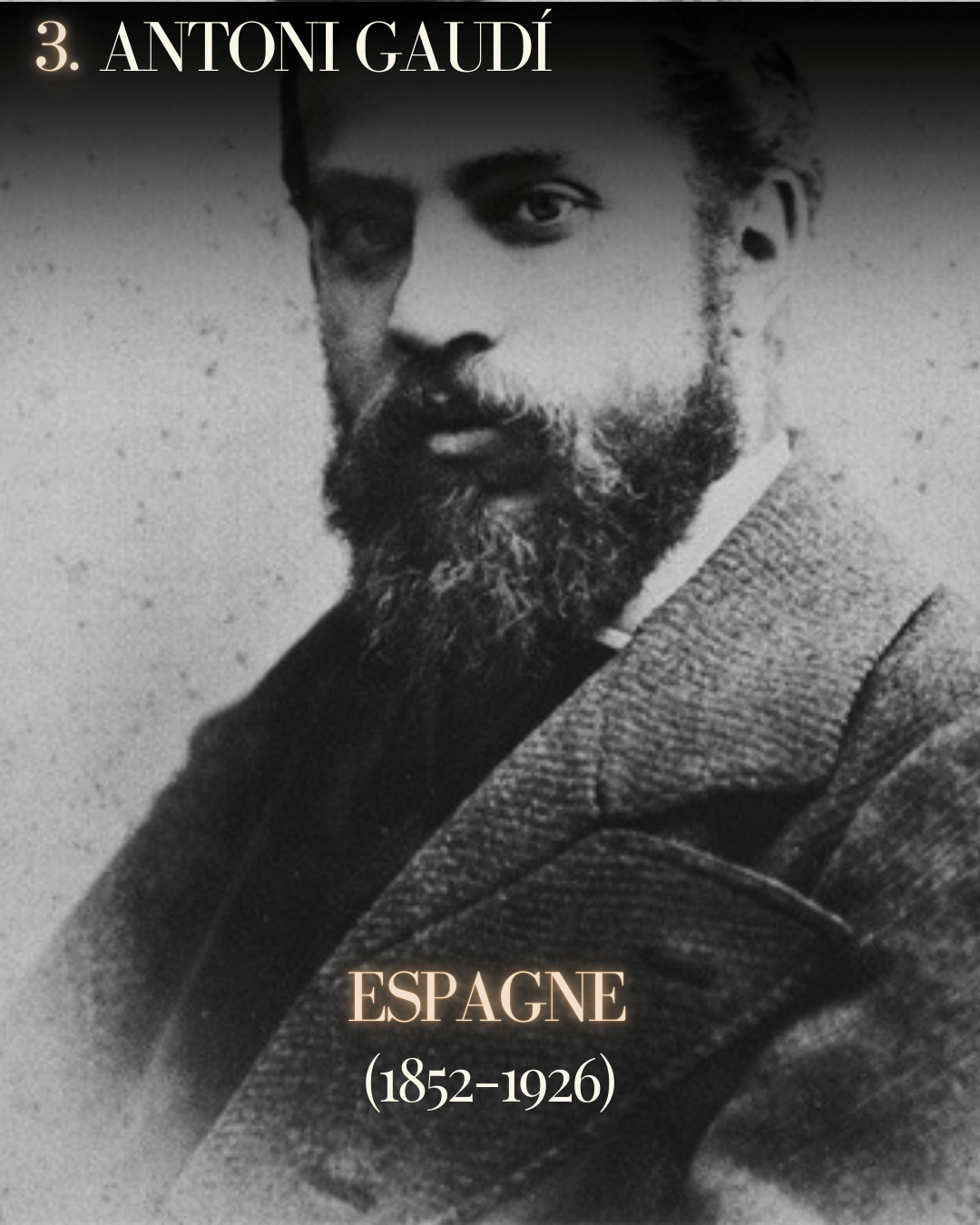 les plus grands architectes art nouveau Anthony Gaudi