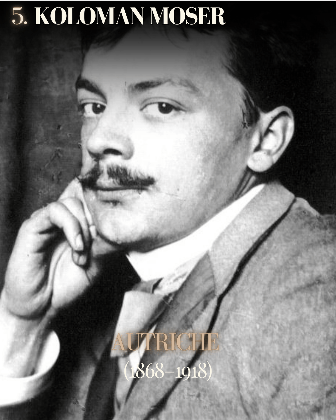les plus grands peintres art nouveau Koloman Moser