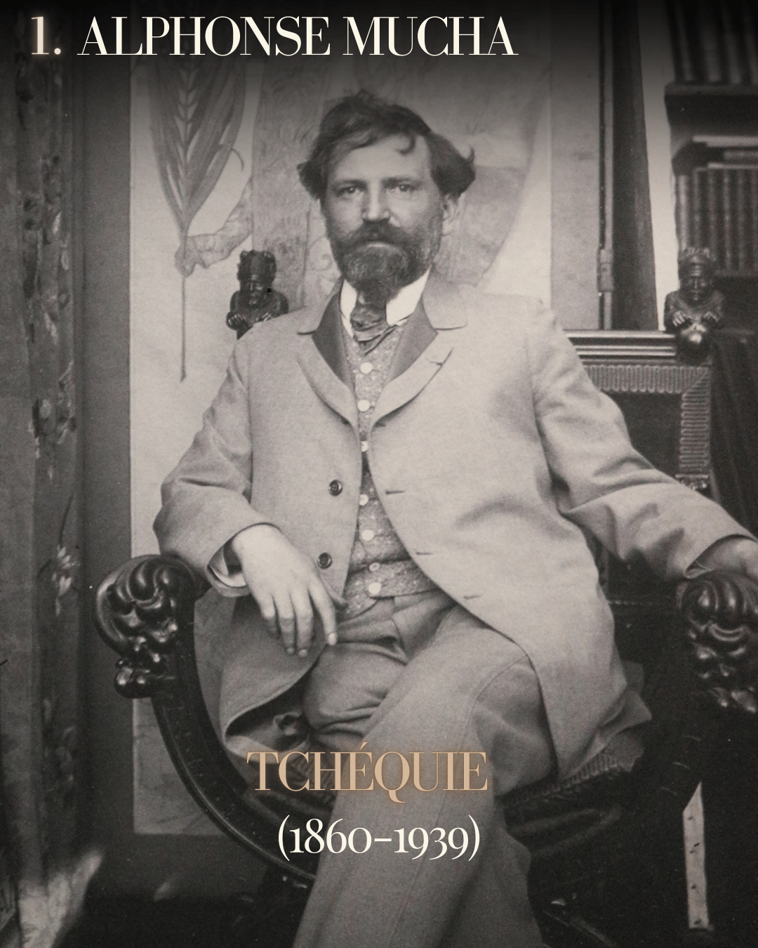 les plus grands peintres art nouveau alphonse mucha