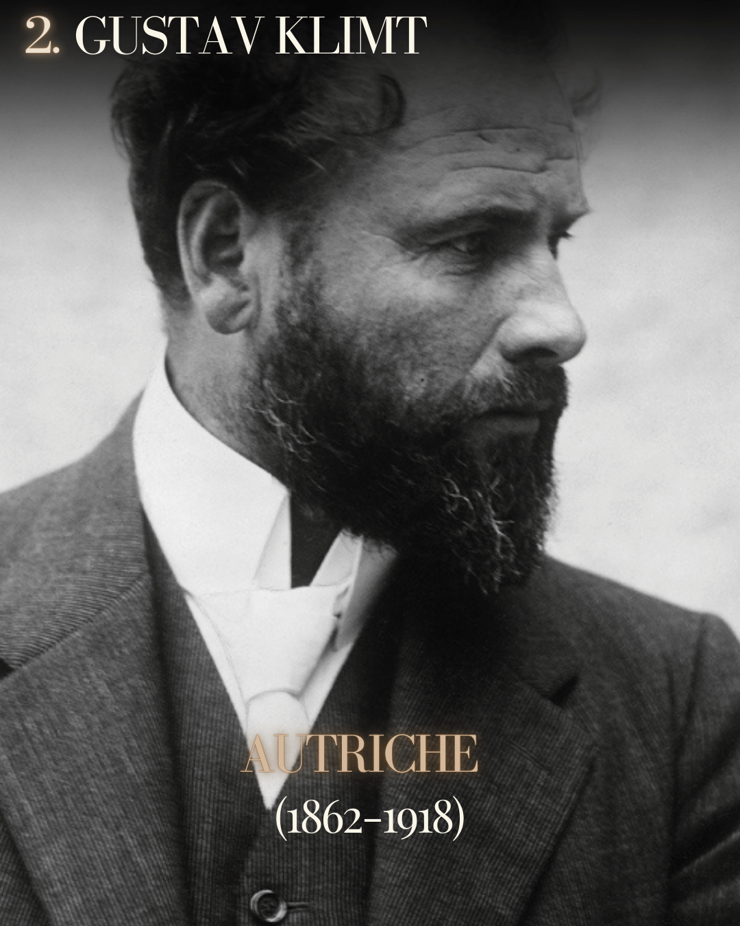 les plus grands peintres art nouveau Gustav Klimt